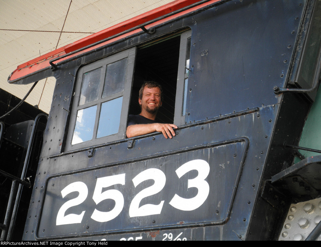 Andy In The Engineer's Seat